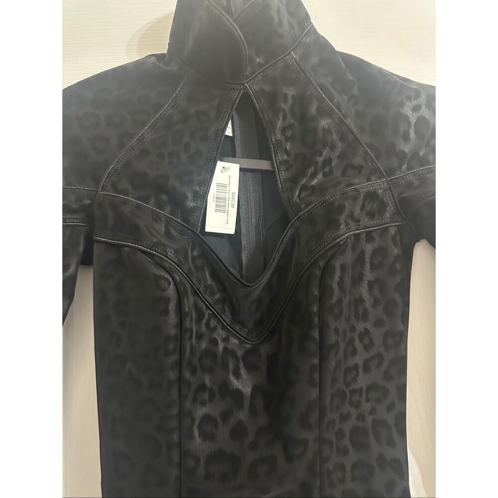 NWT Trashy Matte Black Leopard Print Widow Catsui… - image 3